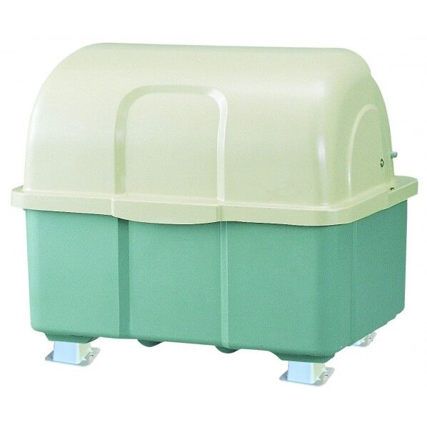 ジャンボペール HG800TK ツートン 固定足付 (上部):アイボリー (下部):ダークグリーン 寸法(mm):幅1280×奥行950×高さ1110 約800L HG800TK 1点