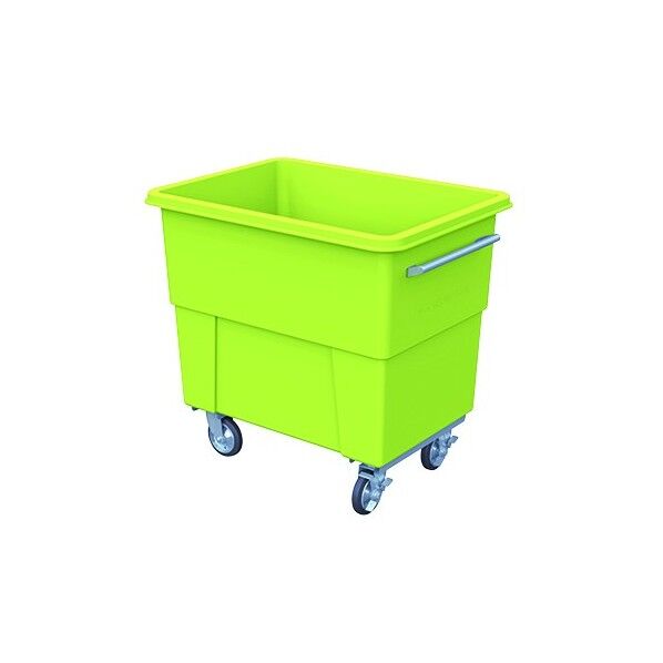 ゴミ回収カート エコカート H400 ライトグリーン 本体寸法(mm):幅1012×奥行き748×高さ962 約400L H400 1点