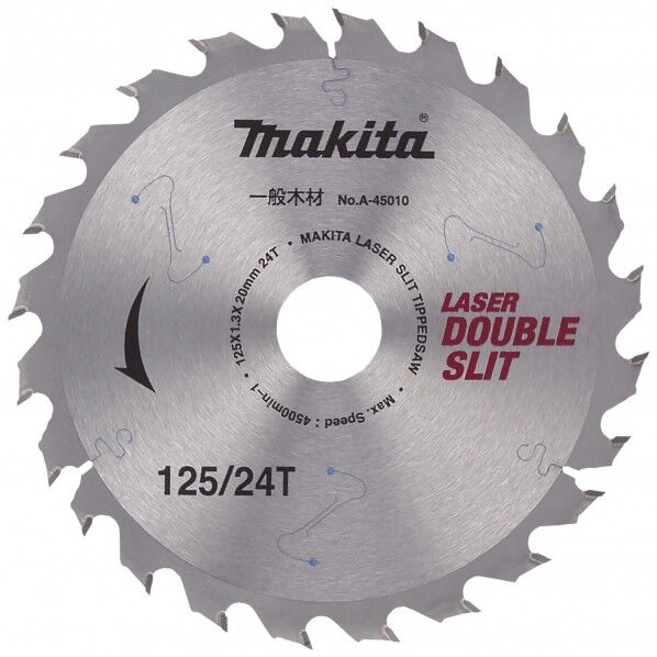 ダブルスリット125-24充電マルノコ用 125-24 A-45010 1枚