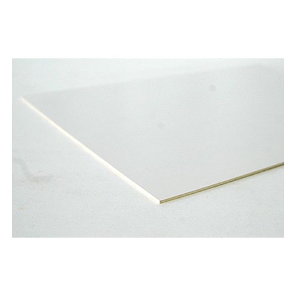 織田商事 合板/ポリ合板 白(片面白) 約2.5x300x450(mm) 合板diy白 1個...