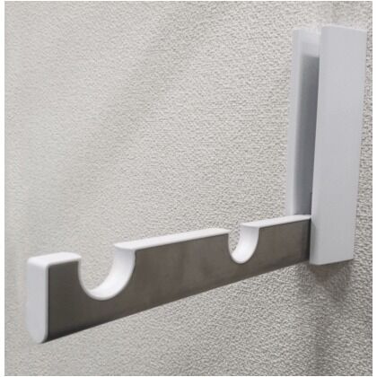 旧型ルームハンガーブラケットW ホワイト W:60 D:317 H:310mm RHBW 2本