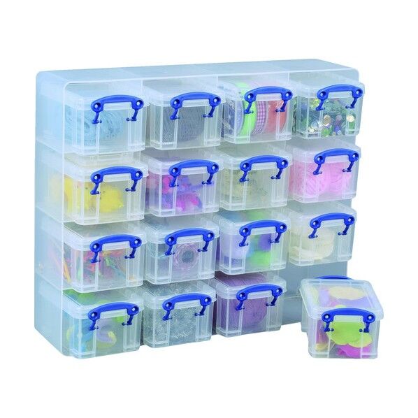 収納ケース Really Useful BOX アソートメント(壁掛け用フレーム付)