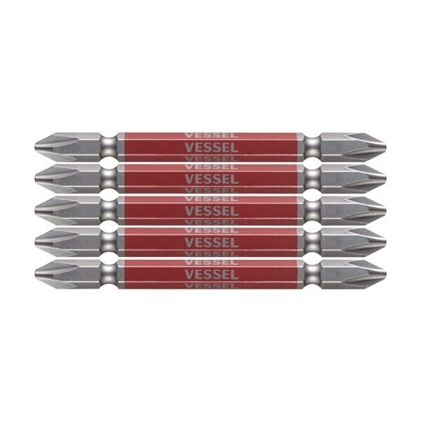 ベッセル 両頭 剛彩ビット +2×82 GS5P2082 5本