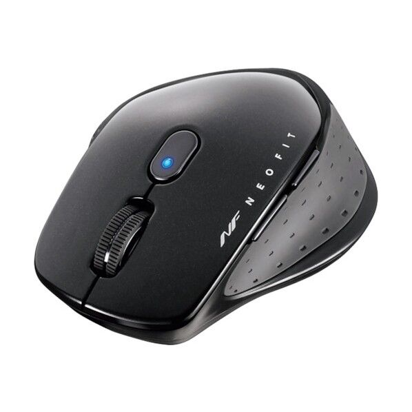 バッファロー 無線 BlueLED 5ボタン NEOFITマウス Mサイズ ブラック BSMBW510MBK 1台