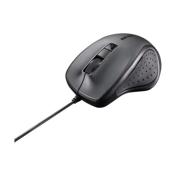 有線BlueLED光学式マウス 5ボタン/DPI切り替えボタン ブラック BSMBU300BK 1台