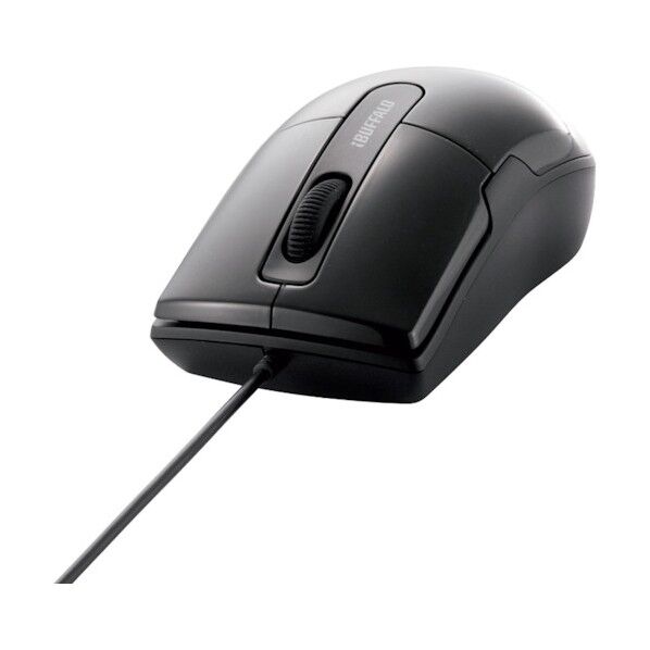 有線BlueLEDマウス 静音/ BSMBU26SMBK 1台