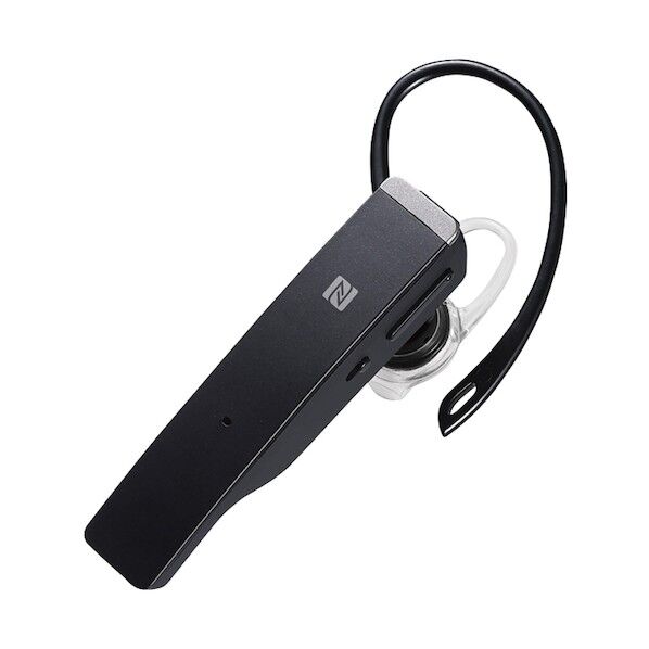 Bluetooth4.1対応　2マイクヘッドセット　メタルアンテナ搭載＆NFC対応モデル　  ブラック BSHSBE500BK 1個