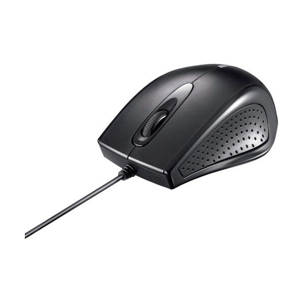 有線 3ボタン IR LED光学式マウス ブラック BSMRU050BK 1個