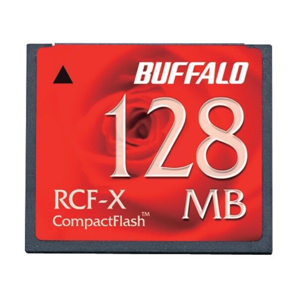 コンパクトフラッシュ ハイコストパフォーマンスモデル 128MB RCF-X128MY 1個