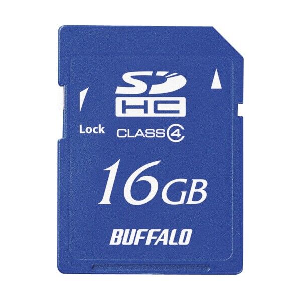 バッファロー Class4 SDHCカード 16GB RSDC-S16GC4B 1個...