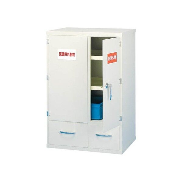 新光化成 塩ビ製薬品保管庫 K600S 1個...