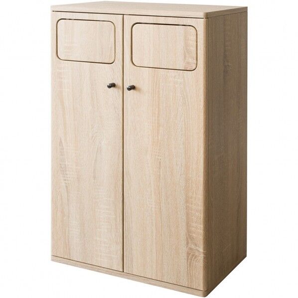 木製ダブルプッシュダストボックス Empro(エンプロー) ナチュラル