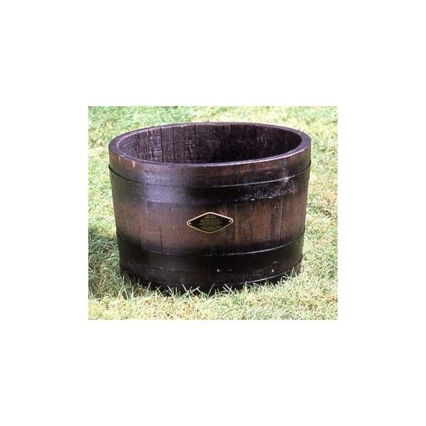 ウイスキー樽プランター 椀型50(ナチュラル) 40L GB-5033 1台