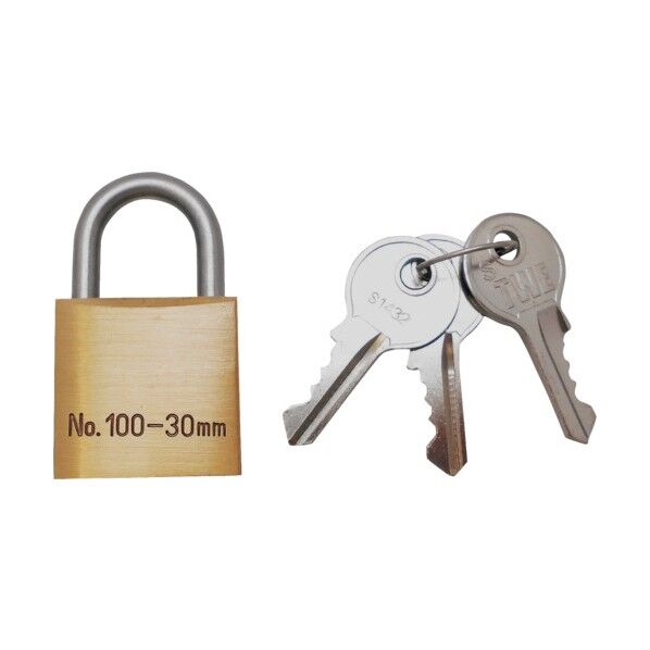 ステンレス吊 南京錠 バラ 25mm IB-089 1個