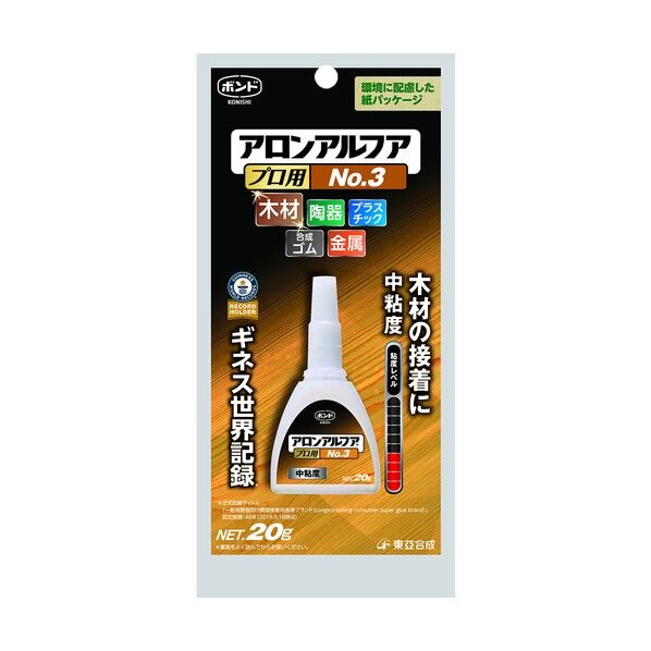 ボンドアロンアルファNO.3プロ#32045 透明 20g BAANO320 1点