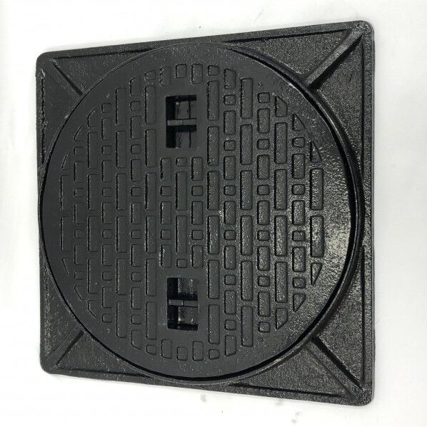 ※法人専用品※法山本店 鋳鉄製マンホール(普及型・歩道用)蓋・枠セット品 黒色 蓋寸法 フタ径B(mm):300、枠寸法 穴径A(mm):250、枠寸法 枠外径C(mm):330、枠寸法 枠高さH(mm):23 MK-C-300 1セット