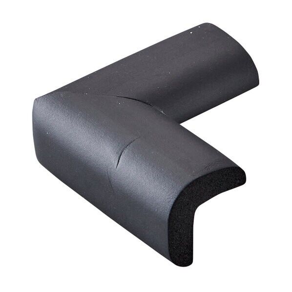 日本緑十字社 CGV-M-BK コーナー用ガードクッション V型タイプ 70×70×34mm厚さ:12mm 黒 246363 1個