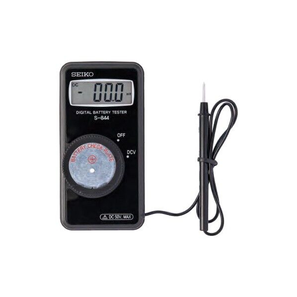 SEIKO SEIKO S-844 デジタルバッテリーテスター 外形寸法:54(W)×108(H)×12(D)mm S-844 1台...