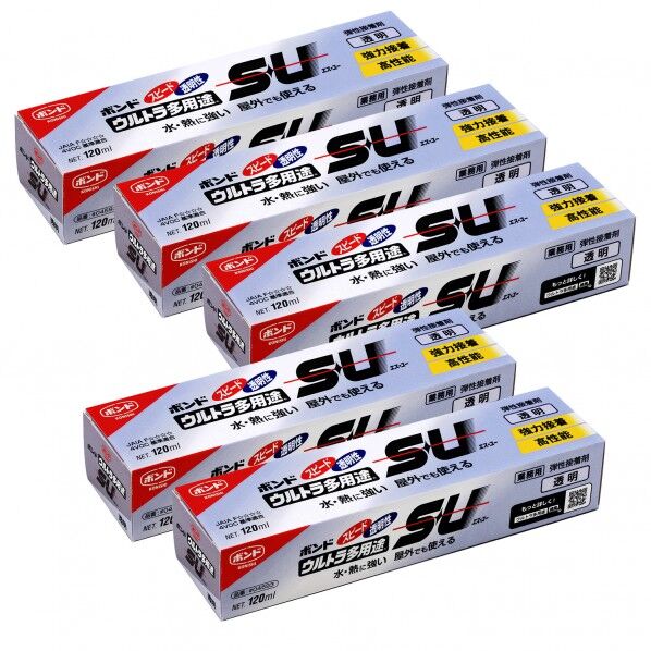 ボンド ウルトラ多用途SU 120ml クリア #04593 5本...