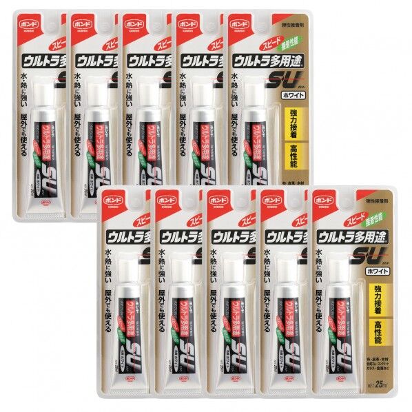 ボンド ウルトラ多用途SU 25ml ホワイト #04726 10パック