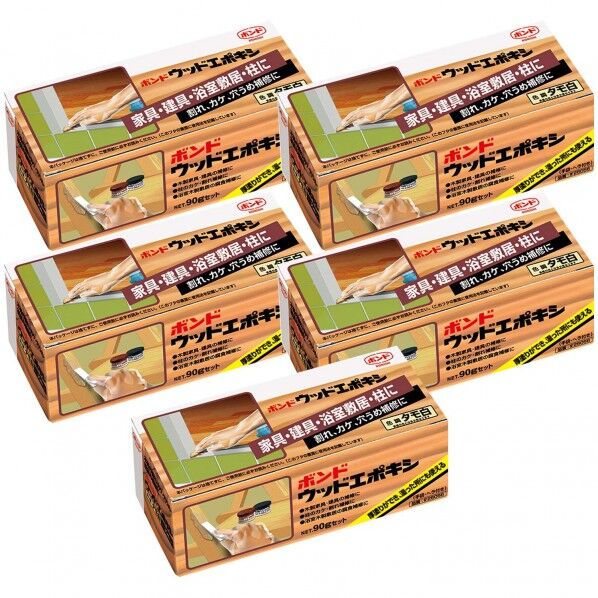 ウッドエポキシ タモ白 90g #26056 5セット