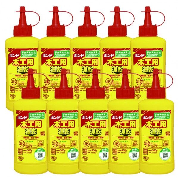木工用速乾 (ボトル) 500g #40007 10本