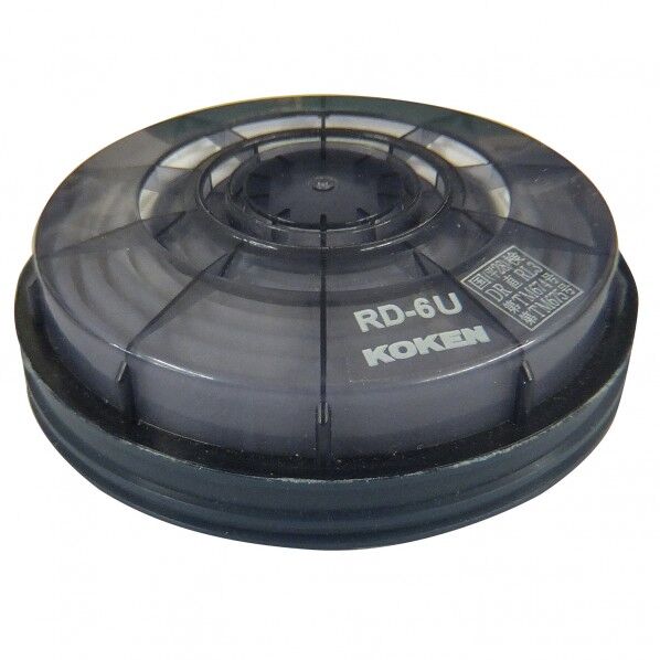 防じんマスク アルファリングフィルタRD-6U型 1-1991-12 2個