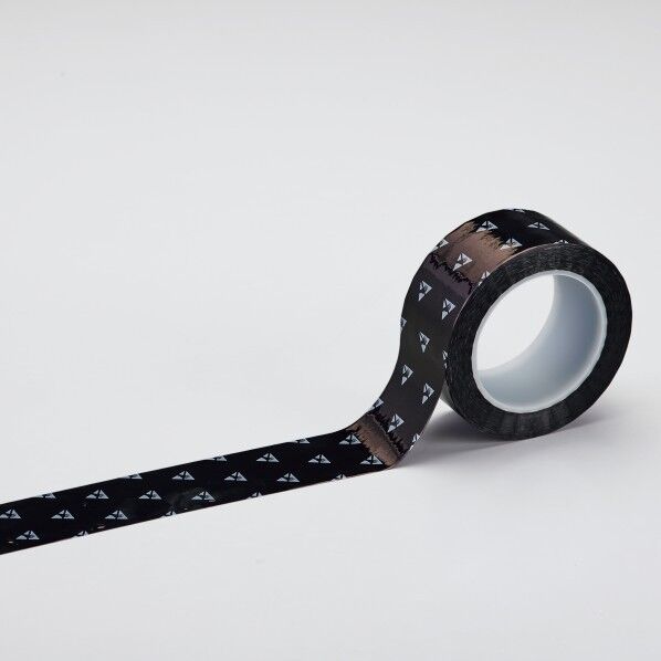 日本緑十字社 HCPAS-50BK クリーンルーム用ラインテープ 50mm幅×33m厚み:0.14mm 黒 259028 1巻