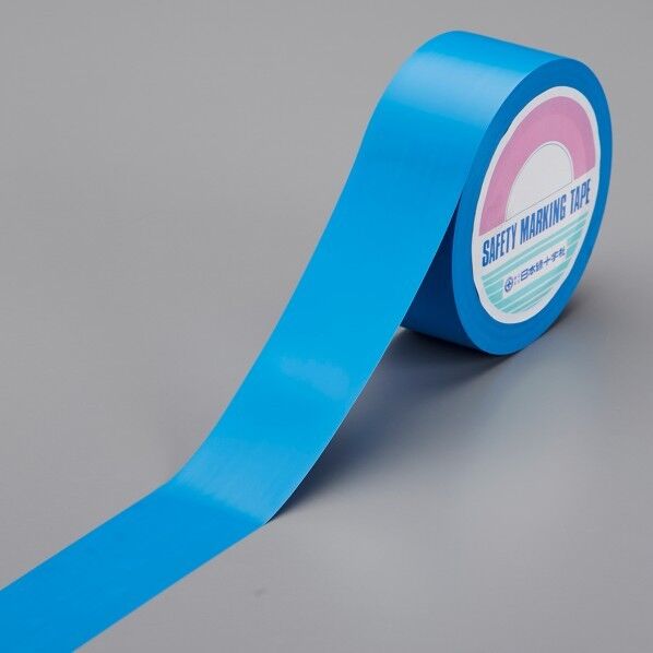 日本緑十字社 RM-50BL ラインマーキングテープ 幅50mm×33m 青 258055 1巻...