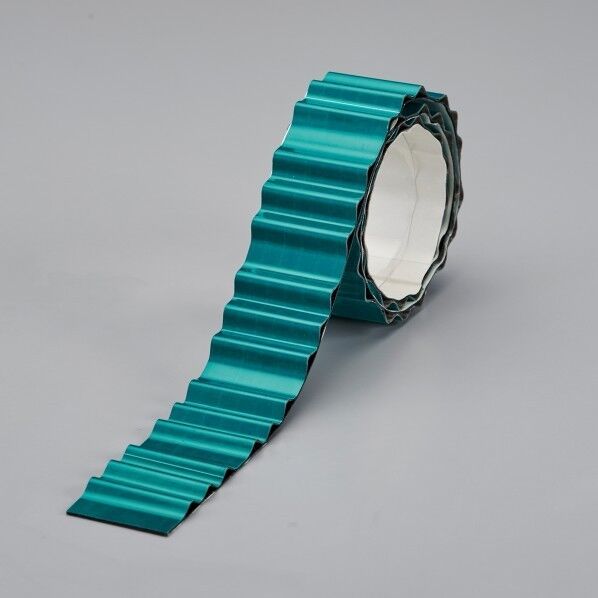 日本緑十字社 MWR-4592G 波状プリズム反射テープ 45mm幅×920mm厚み:5.5mm グリーン 265055 1巻...