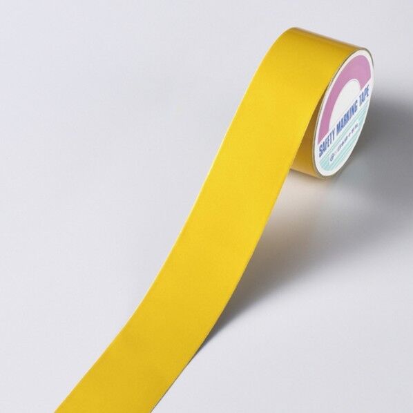 日本緑十字社 AHT-50Y 粗面用反射テープ 50mm幅×10m厚み:0.2mm 黄 319001 1巻...