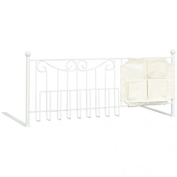 宮武製作所 ベッドガード DEL SOL(デルソル) ホワイト 幅79.5×奥行き43.5×高さ35cm ホワイト DS-BG40R_WH 1台...
