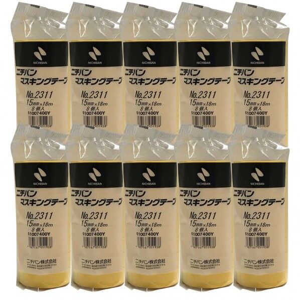 車輌用マスキングテープ 15mm×18M No.2311 80巻