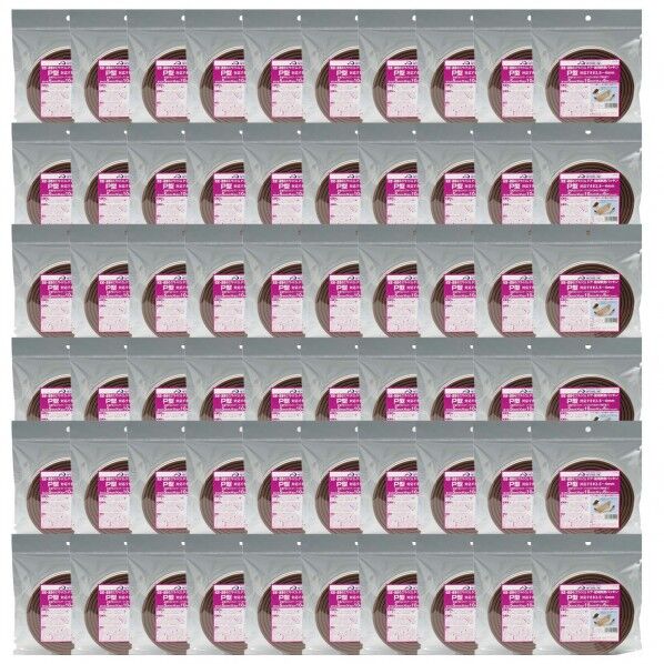 ドア・窓用エアタイトパッキン P型 ブラウン 5mm×10mm×6m G0102 60巻