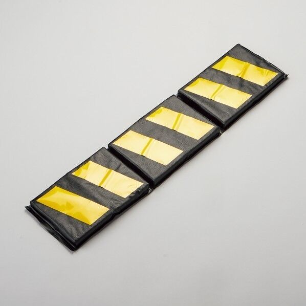 日本緑十字社 LFG-1 コーナーガード(マグネット付き) 150×660×20mm 黄(反射)/黒 246088 1枚...