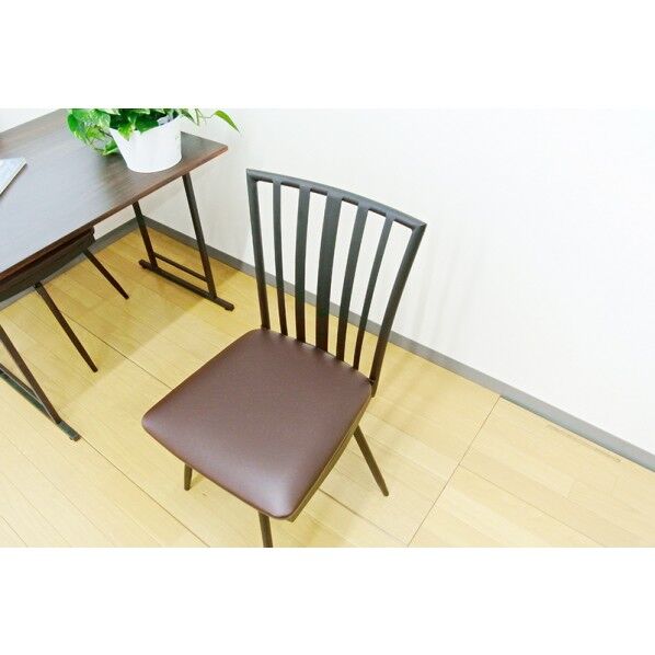 フクダクラフト 回転式チェア W425×D450×H835mm (座面高さ450mm) ブラウン CK-K4382 1台