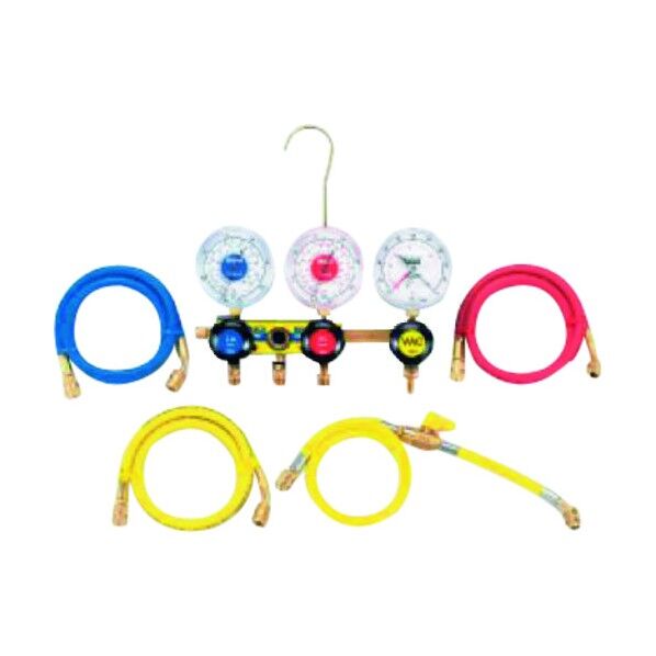 スリーゲージマニホールドキット(R22、R12、R502)