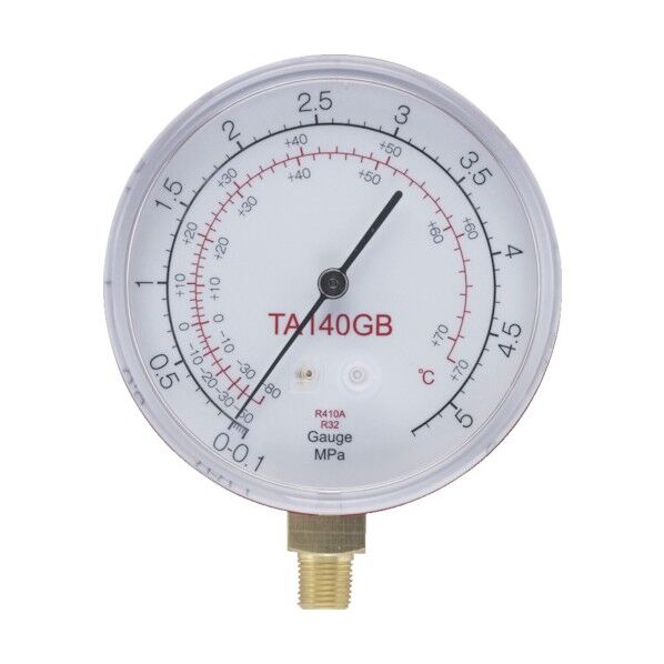 R410A、R32高精度圧力計(高圧側) 奥行:32.6mm TA140GB