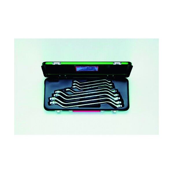 TA734WX ロングメガネレンチセット45゜ 8本組 TA734WX 1個