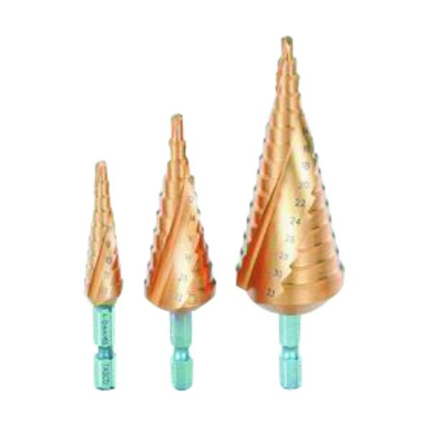 タスコ チタンコーティング ステップドリル TA681ST 1個