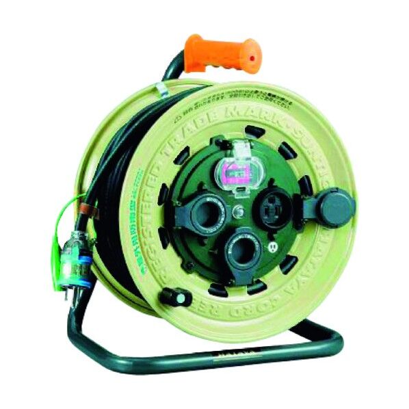 屋外型漏電遮断器付コードリール