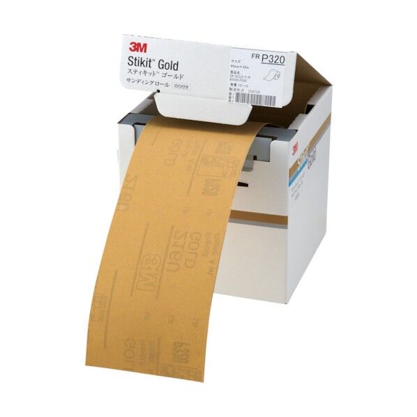 スティキット ゴールドフィニッシングロール #320 95mm×35m FR32095GOL 8359023 便利グッズ(文具・OA機器) FR 320 95 GOL 1個