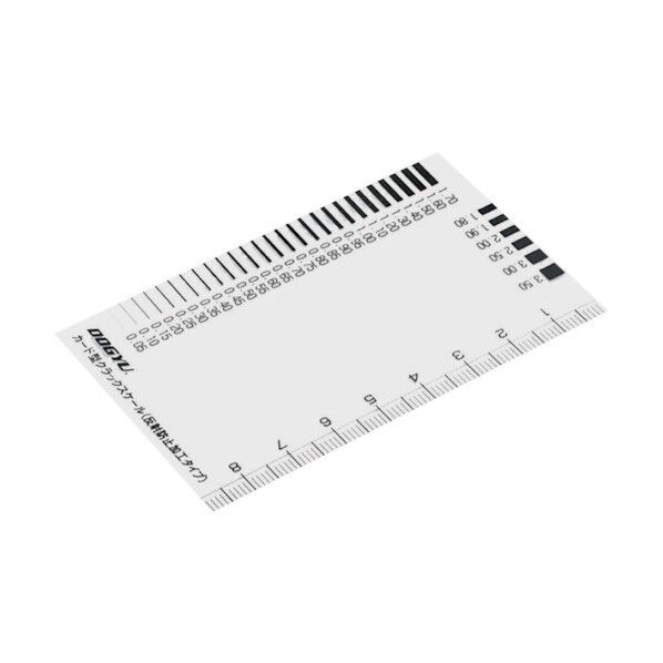 カード型 クラックスケール(反射防止タイプ) 01215 1個