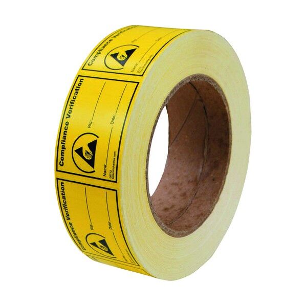 ラベル 適合性検証 3.8X5.1cm 再利用可能 06711 1000枚