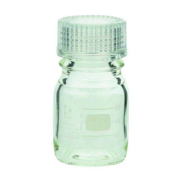 ねじ口びん 100ml 透明キャップ付 017200-1003A 10個