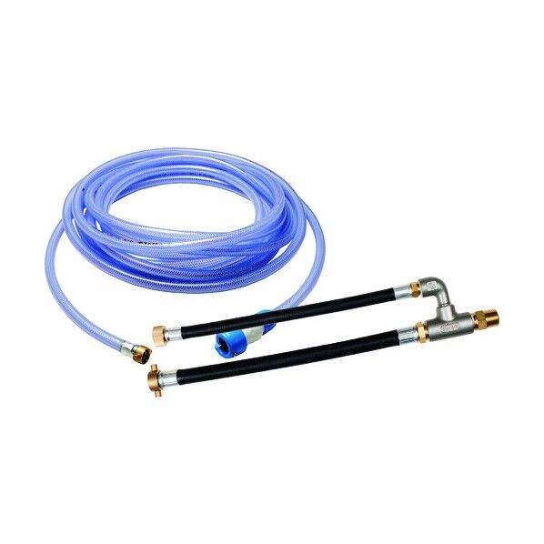 ※法人専用品※スーパー工業 水道直結用給水アダプターセット 吸水1/2×余水3/8用 04000086A 1点