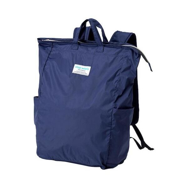 手の平サイズに畳めるリュック ネイビー