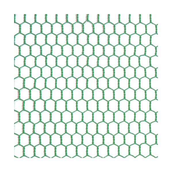 ビニール 亀甲金網 線径0.85x目10mm 幅1200mm x 長さ30M巻 10160275 1点