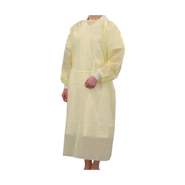 フェルラックNo.40(アイソレーションガウンフリー) イエロー 10枚 76522 10点