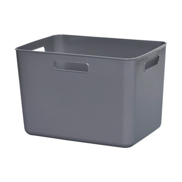 1389 やわらかBOX/ワイド深型 ダークグレー 364×259×245 138952 1点